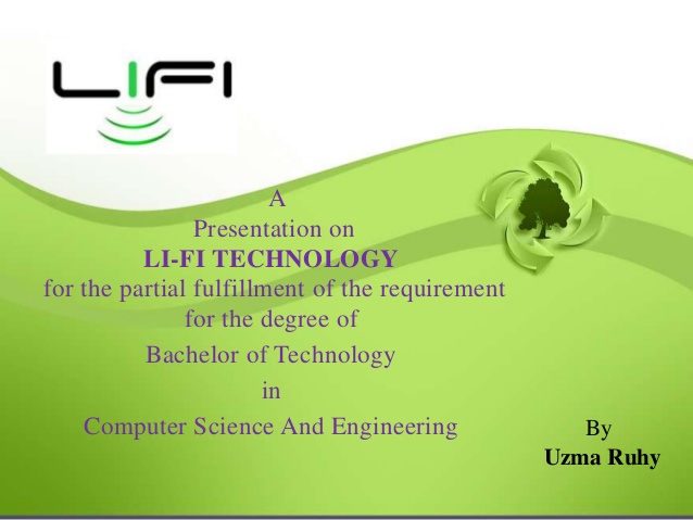 Lifi Technology Seminar Ppt
